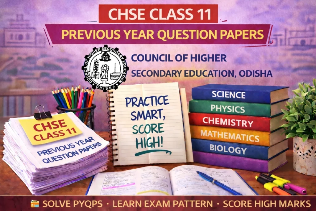 CHSE Class 11 Previous Year Question Papers