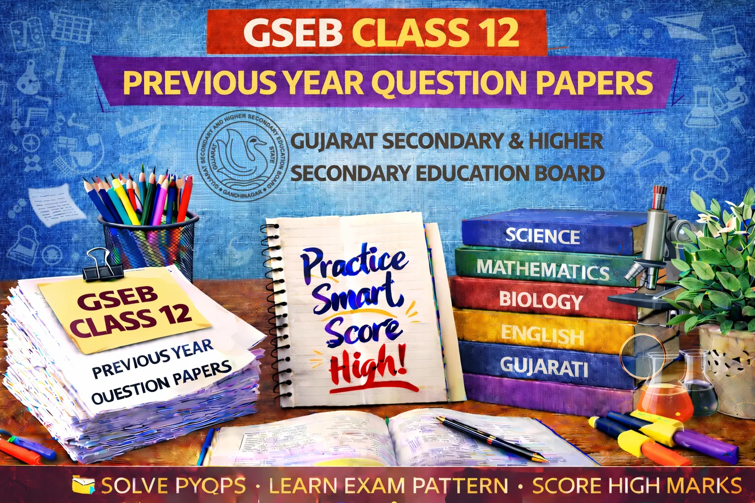 Gujarat Board Class 12 Previous Year Question Papers - 2015 to 2026 ...