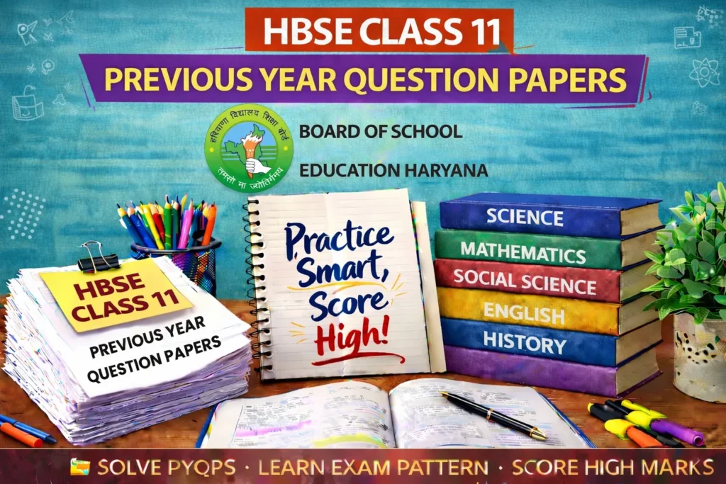Haryana Board Class 11 Previous Year Question Papers