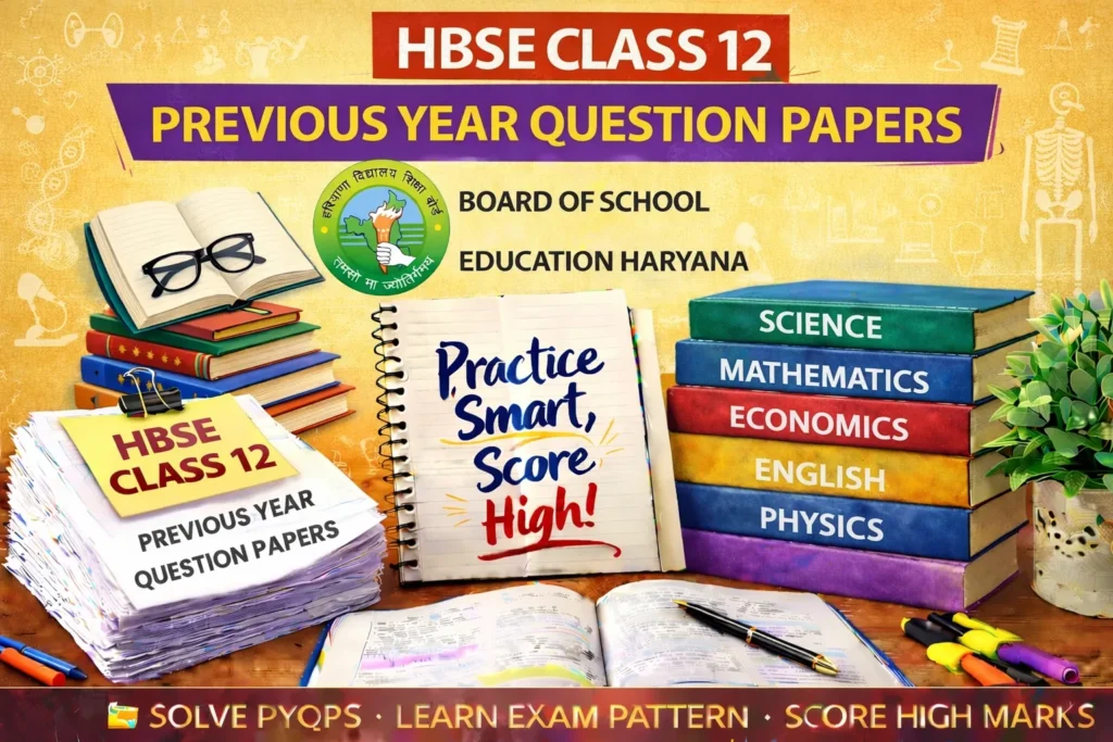 Haryana Board Class 12 Previous Year Question Papers