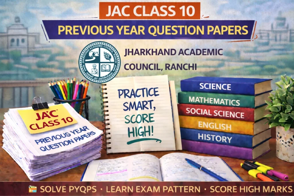 Jharkhand Board Class 10 Previous Year Question Papers