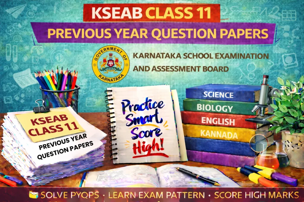 Karnataka Board Class 11 Previous Year Question Papers