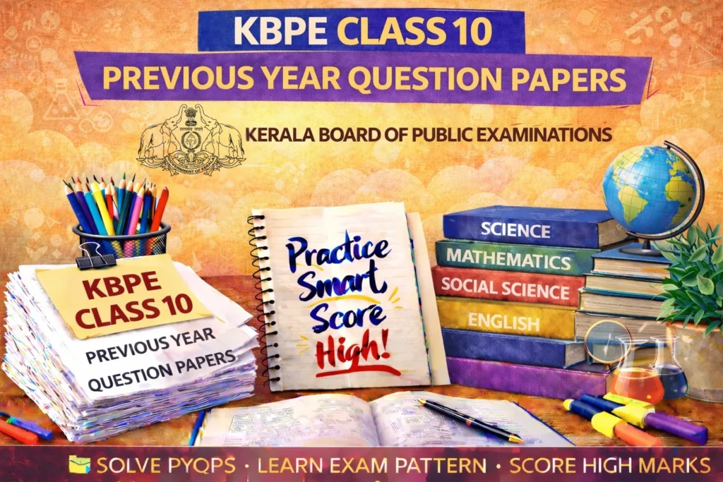 Kerala Board Class 10 Previous Year Question Papers