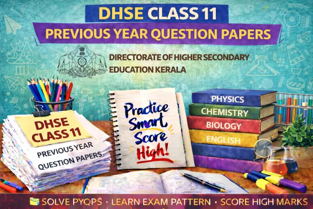 Kerala Board Class 11 Previous Year Question Papers