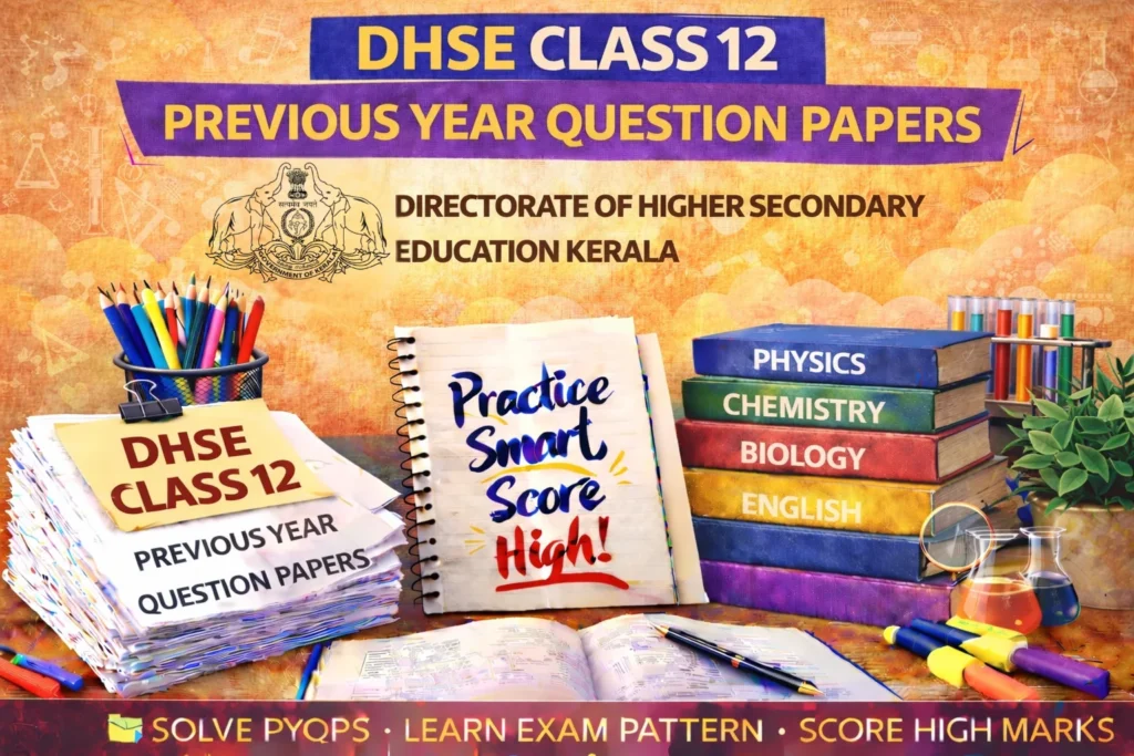 Kerala Board Class 12 Previous Year Question Papers