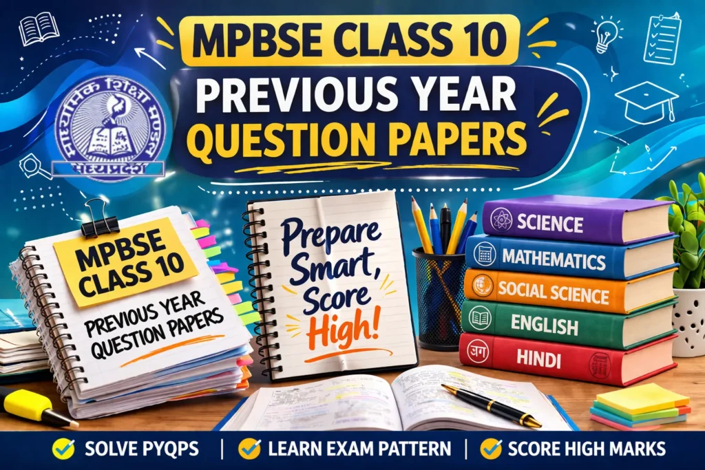 MP Board Class 10 Previous Year Question Papers