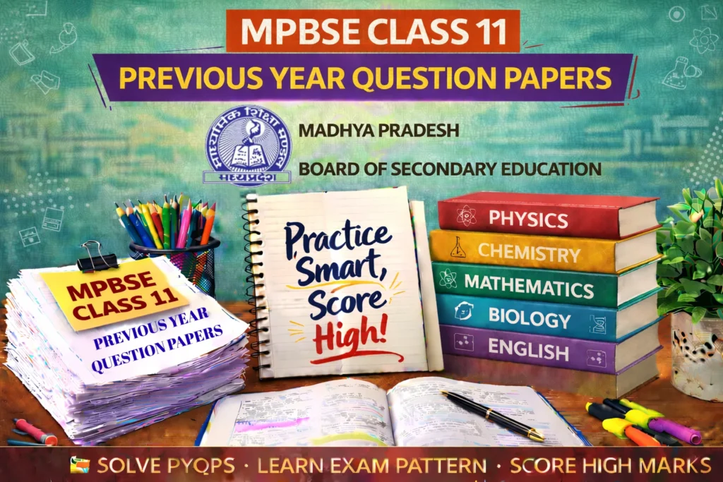 MP Board Class 11 Previous Year Question Papers