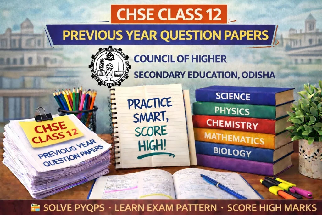 Odisha Board Class 12 Previous Year Question Papers