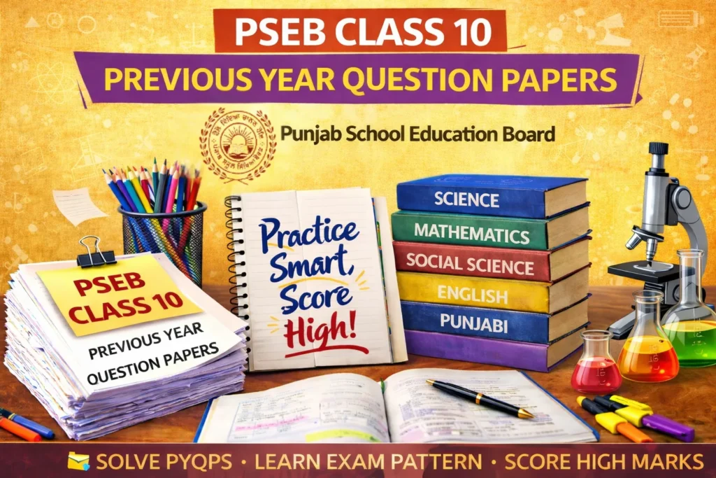 Punjab Board Class 10 Previous Year Question Papers