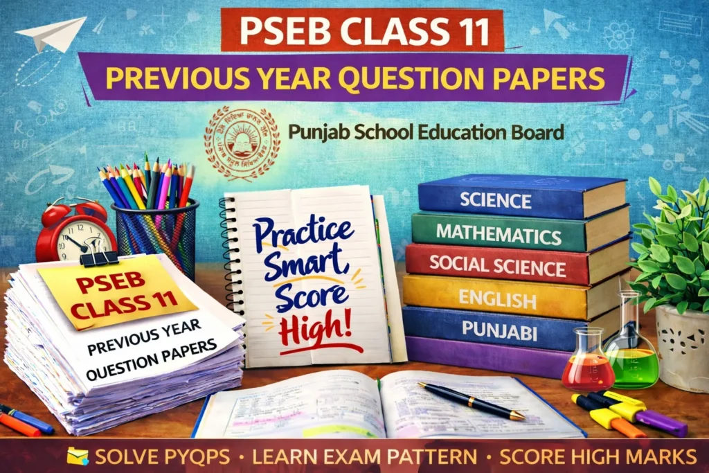 Punjab Board Class 11 Previous Year Question Papers