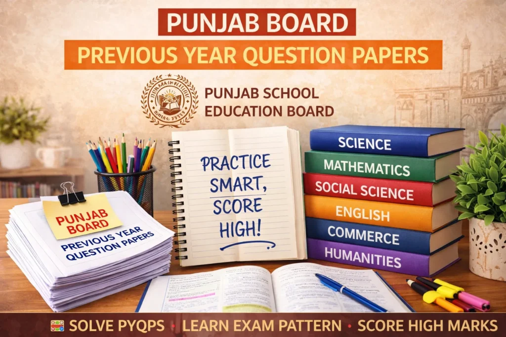Punjab Board Previous Year Question Papers
