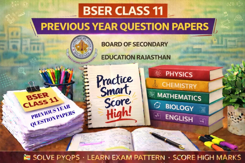 Rajasthan Board Class 11 Previous Year Question Papers