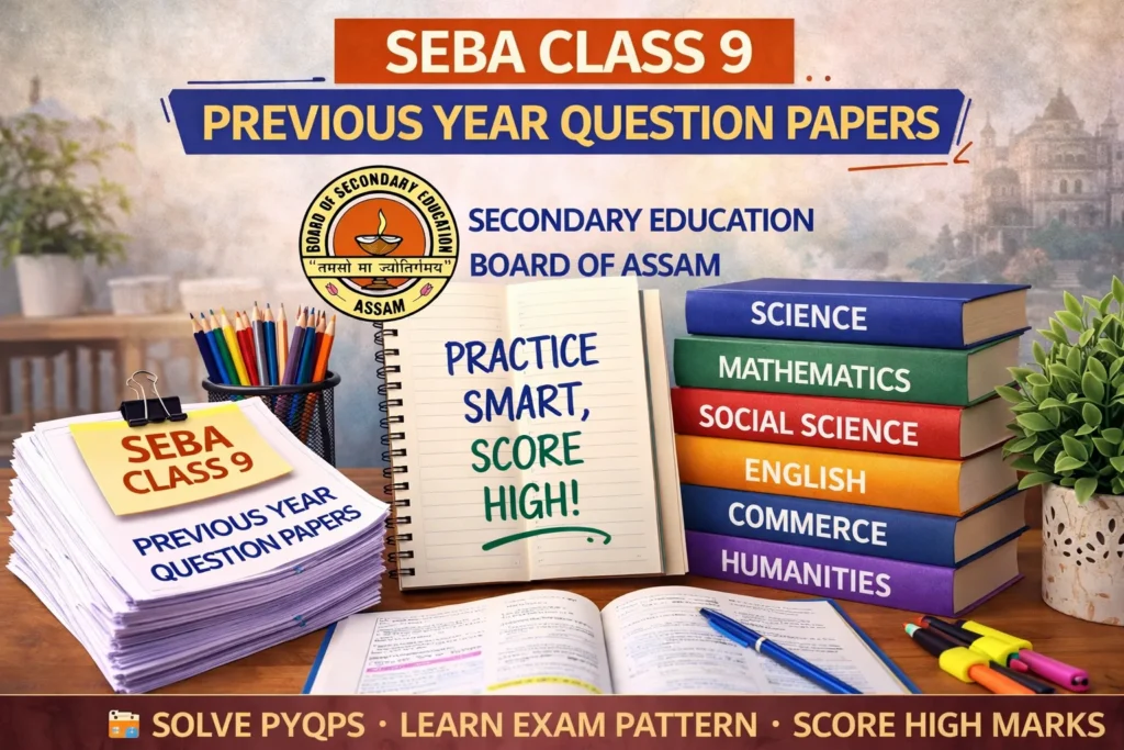 SEBA Class 9 Previous Year Question Papers