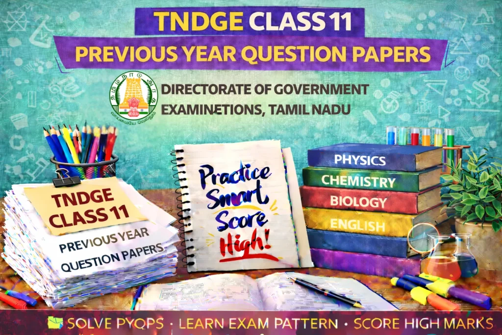 Tamil Nadu Board Class 11 Previous Year Question Papers
