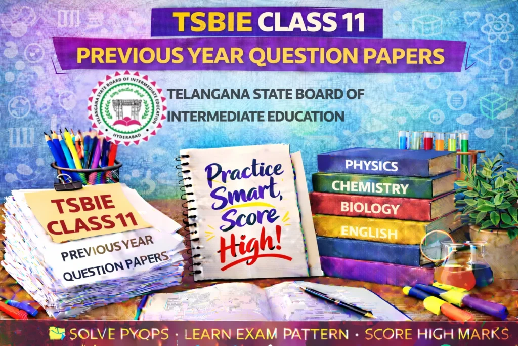Telangana Board Class 11 Previous Year Question Papers