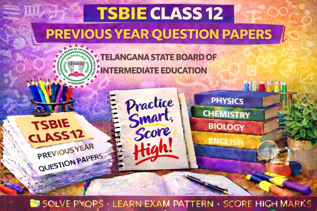 Telangana Board Class 12 Previous Year Question Papers