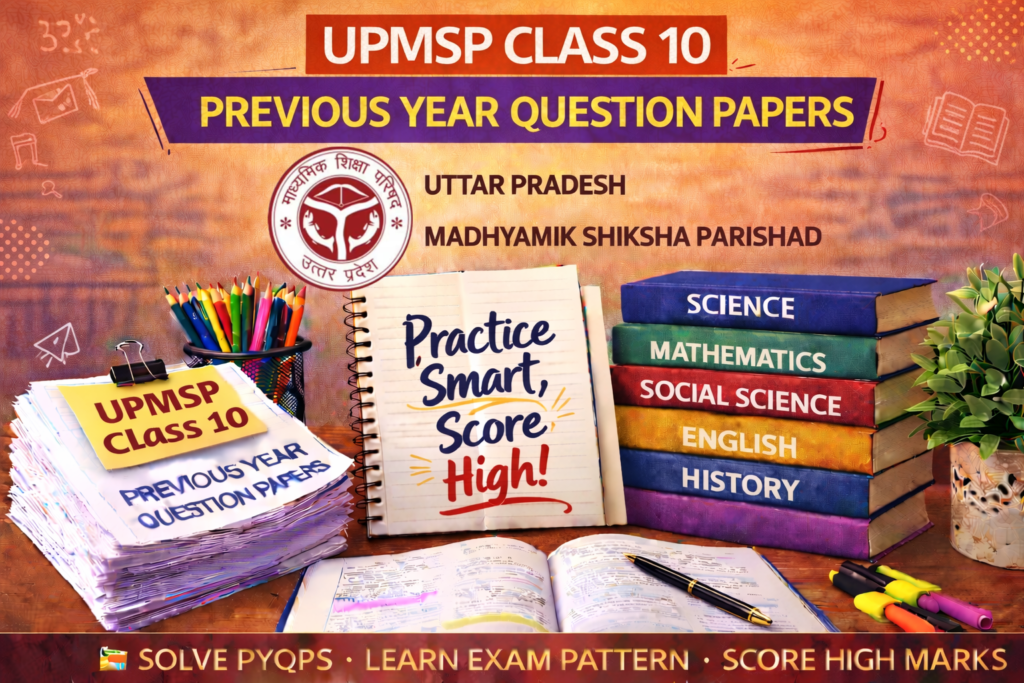 UP Board Class 10 Previous Year Question Paper