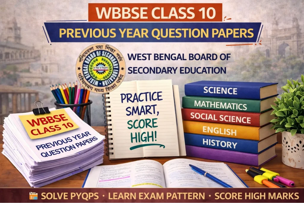 West Bengal Board Class 10 Previous Year Question Papers